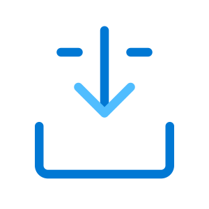 Automated file intake icon