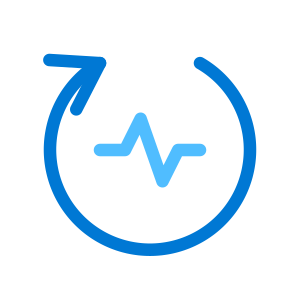 Continuous quality icon