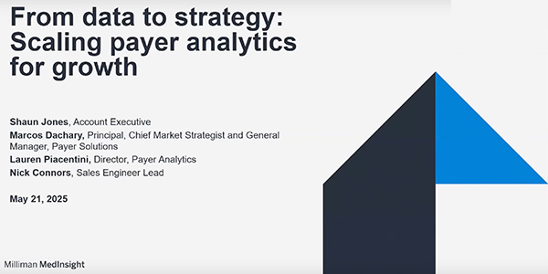 Scaling Payer Analytics Webinar