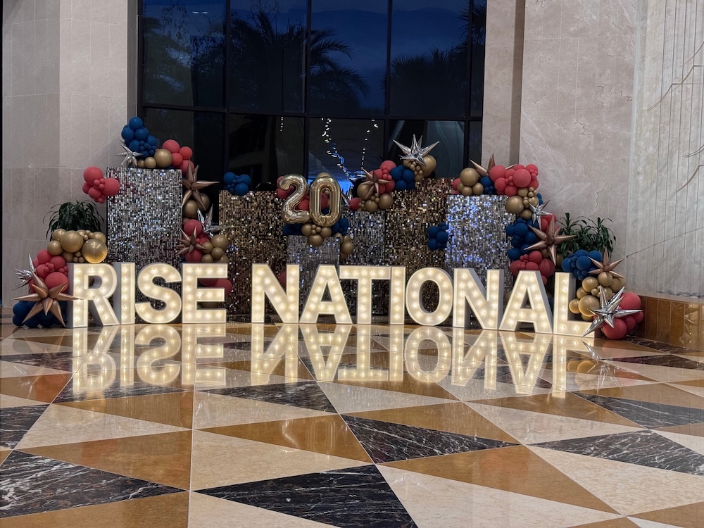 RISE sign