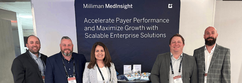 Milliman MedInsight booth & team members